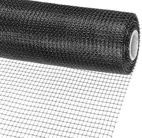 Filet anti-taupes 1 × 200 m, 20 g/m², mailles 16 × 16 mm – noir