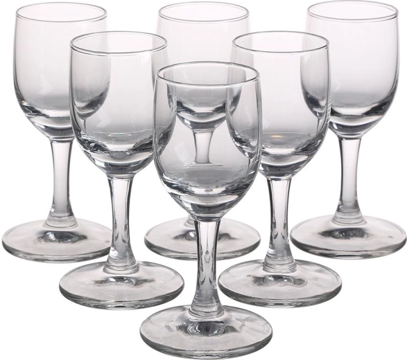 Coffret Diamond de 6 verres à vodka 35 ml