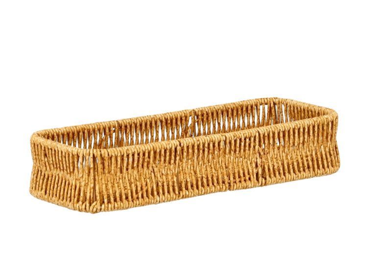 Panier rectangulaire rustique pour pain 28,5 × 11 × 5,5 cm