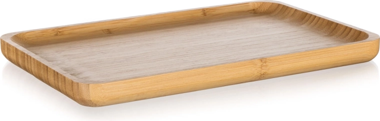 Assiette de service en bambou 28 × 18,5 cm BRILLANTE