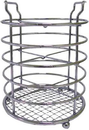 Support à couverts en métal chromé 11 × 14,7 cm