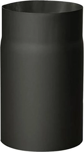 Tuyau de fumée 200 mm, longueur 250 mm, épaisseur 1,5 mm, noir