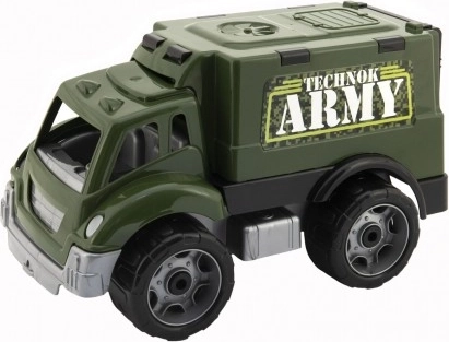 Voiture militaire en plastique à friction libre 19x18x31 cm