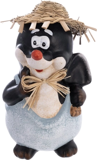Taupe – figurine décorative en polyresine 24 cm