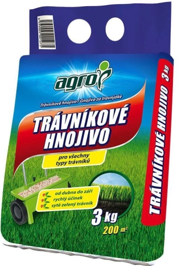 Engrais pour gazon 3 kg AGRO