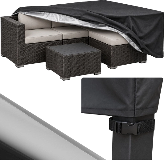 Housse de protection imperméable Gardlov pour mobilier de jardin 205 × 160 × 70 cm - 1 pièce