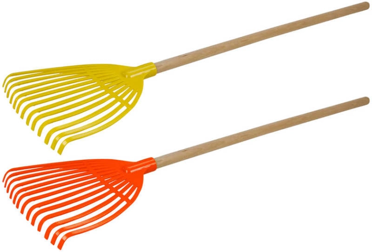 Râteau de jardin pour enfants avec manche en bois Lena