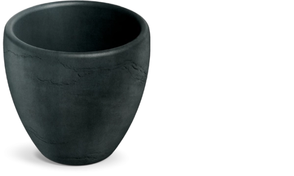 Pot Cano 40 cm gris foncé