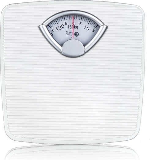 pèse-personne mécanique 130 kg blanc PU-07