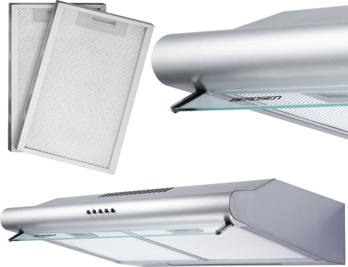 Hotte aspirante sous-placard 60 cm Berdsen BE-10A Inox