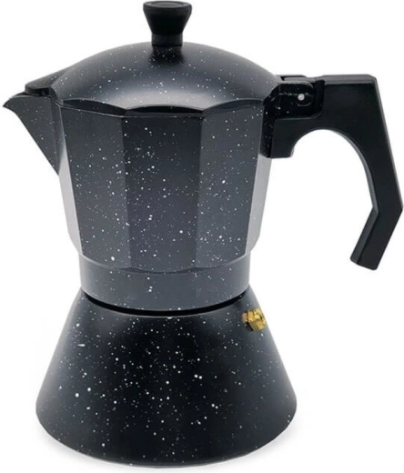 Cafetière moka Maestro finition granit pour espresso 300 ml (6 tasses)