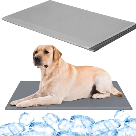 Tapis rafraîchissant pliable en gel pour chien et chat 50 × 90 cm