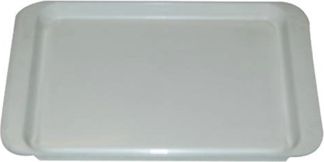 Plateau de service en plastique 21 × 14 cm blanc