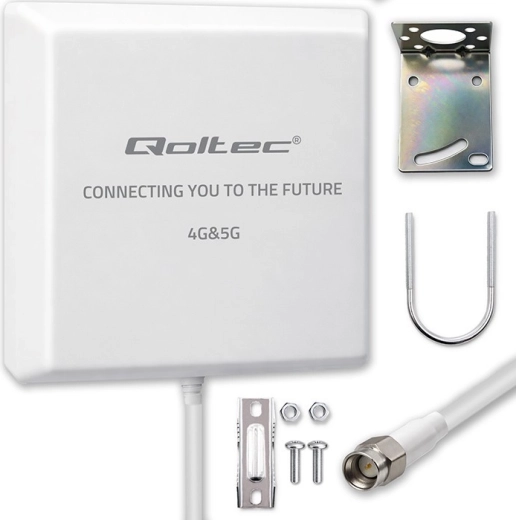 antenne directionnelle 4G/5G LTE pour extérieur 9 dBi avec connecteur SMA et câble de 3 m, étanche