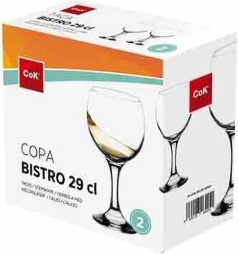 Set de verres à vin Bistro 290 ml, 2 pièces, verre