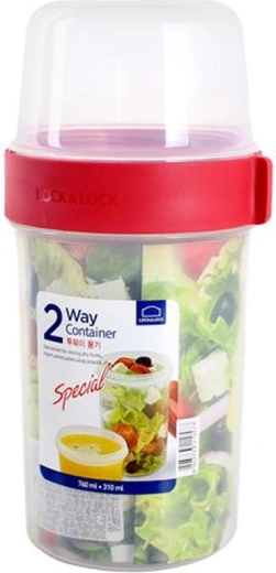 Boîte alimentaire LOCK&LOCK 2‑en‑1 1070 ml (760 + 310 ml)