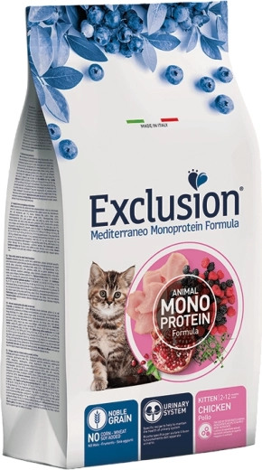 Exclusion croquettes pour chatons au poulet, 1,5 kg