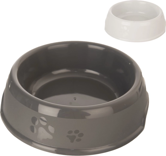 Écuelle en plastique pour chiens 1,05 l (assortiment de couleurs)