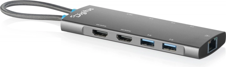 Station d’accueil USB-C avec 9 ports, 2× HDMI 4K/60 Hz et Power Delivery 100 W