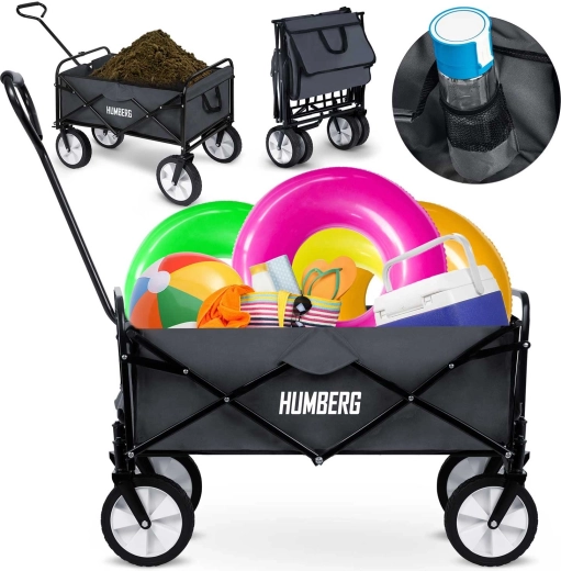 Chariot de transport pliable 80 l HUMBERG