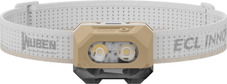 Wuben H4 lampe frontale Sand 800 lm, 1700 mAh, IP68