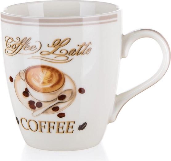 Mug en céramique Espresso 240 ml avec motif café