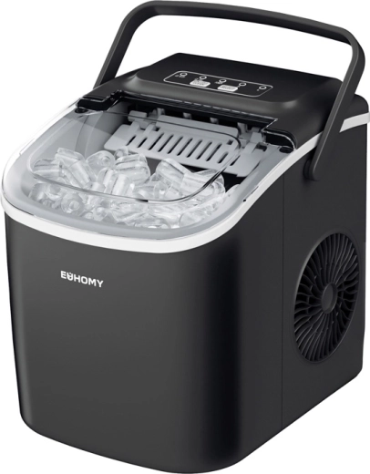 Machine à glaçons Euhomy 12 kg noire