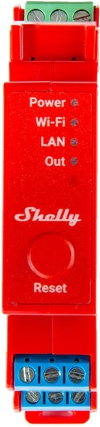 Shelly Pro 1PM relais de mesure pour rail DIN avec WiFi/LAN