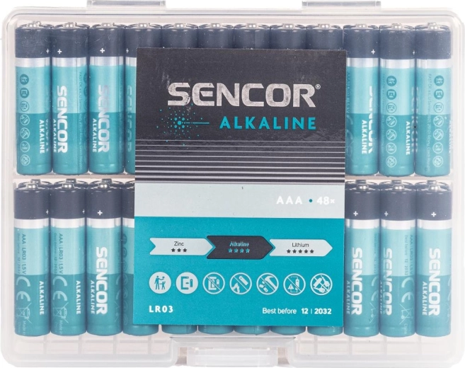 Pile alcaline Sencor AAA LR03 - 1 pièce