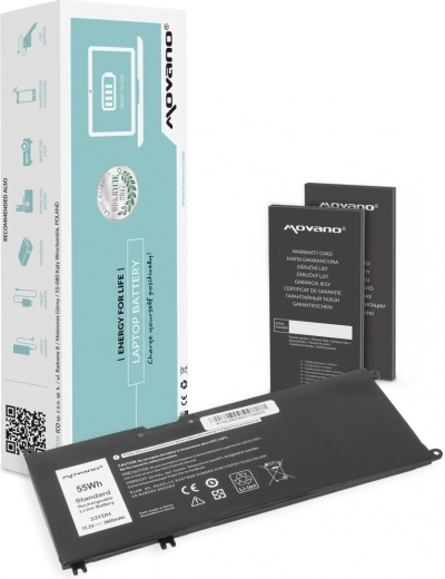 Batterie Movano 33YDH pour Dell Inspiron 15 5587 et 7588, 3600 mAh