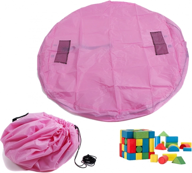 Tapis de jeux pour enfants / sac - grand rose