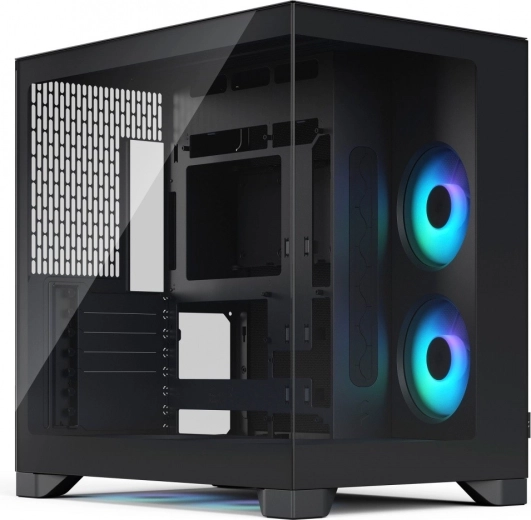 Pop 2 Vision boîtier PC gaming RGB noir avec verre panoramique