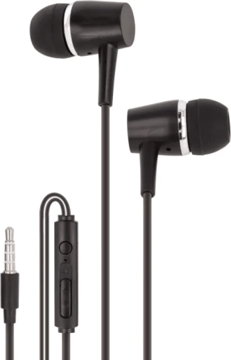 Écouteurs filaires Setty – noir