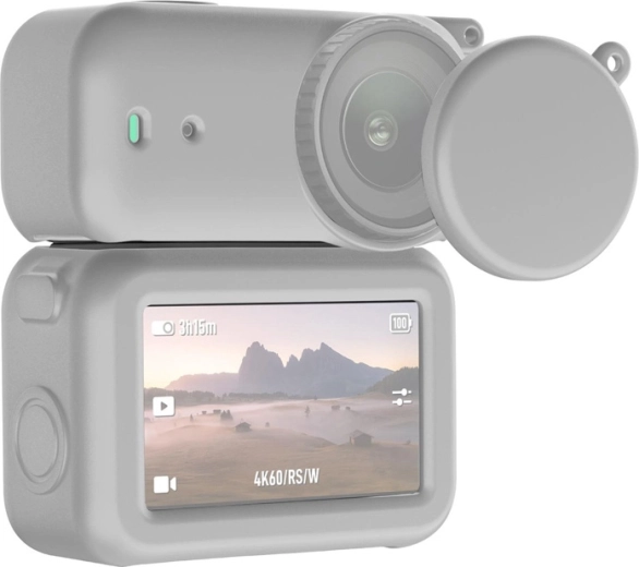 Étui de protection en silicone Puluz pour DJI Osmo Nano – gris
