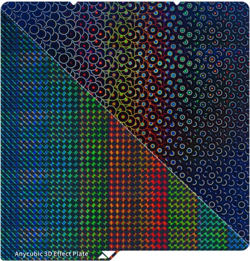 Plateau d’impression 3D double face avec effets Phantom et Sphere pour Anycubic Kobra S1 / S1 Combo