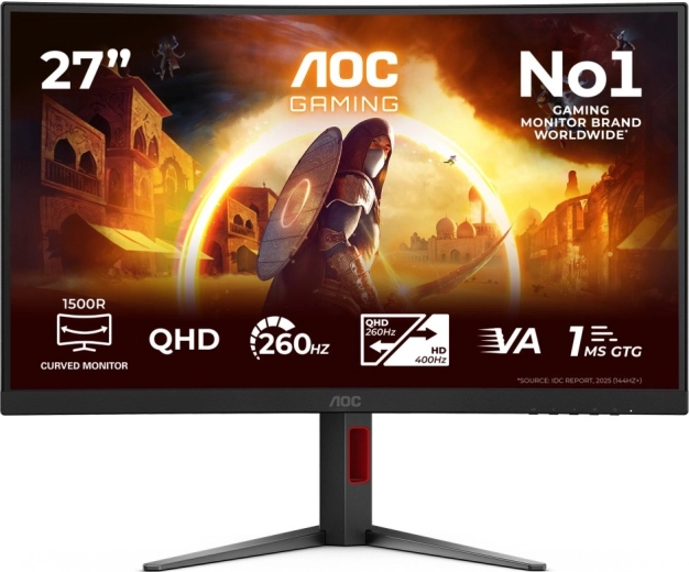 Moniteur gaming incurvé AOC Gaming CQ27G4Z2 27" QHD 260 Hz VA
