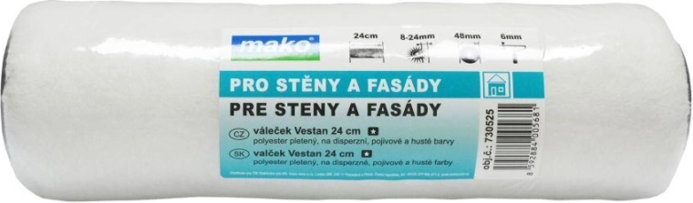 VESTAN rouleau de peinture de rechange 240 mm, diamètre de poignée 6 mm