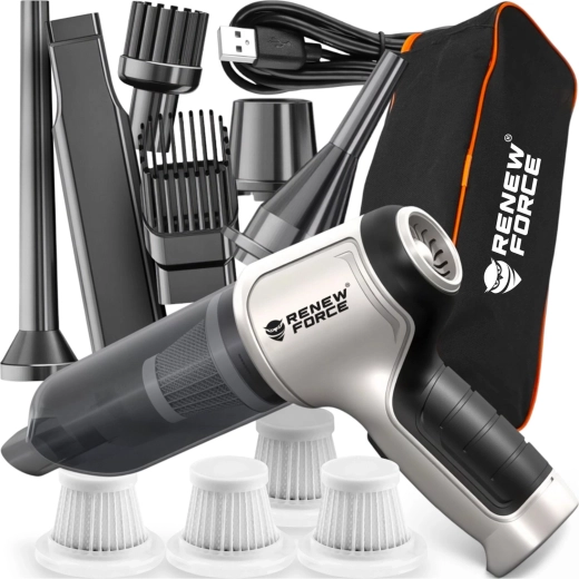 Aspirateur à main sans fil 120 W avec puissance d’aspiration 15 000 Pa - 1 pièce