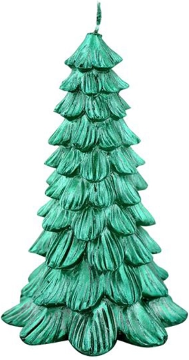 Bougie sapin de Noël verte