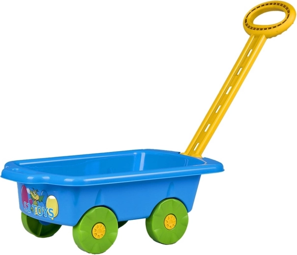 Chariot de traction pour enfants BAYO, bleu, 45 cm