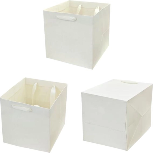 Sachet cadeau 20 × 20 × 20 cm, motifs assortis