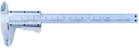 Pied à coulisse 150 mm avec bouton de blocage