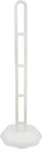 Porte-papier toilette en plastique, 47 cm, blanc
