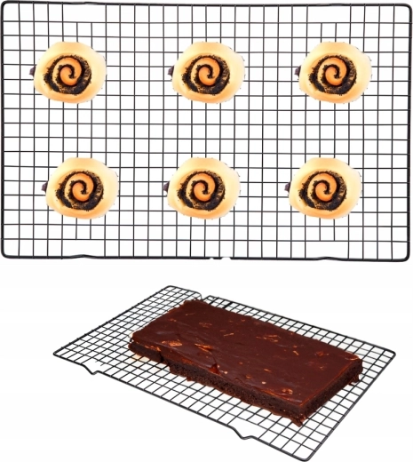 Grille de refroidissement en métal pour pâtisserie et confiserie 40 × 25 cm
