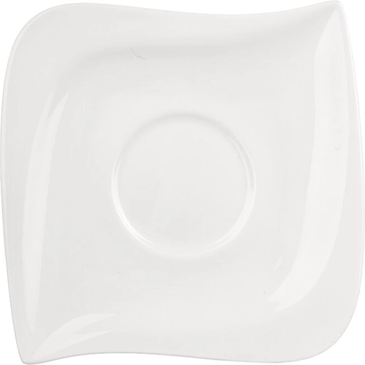Sous-tasse carré en porcelaine MONA Musica 13,7 × 13,7 cm