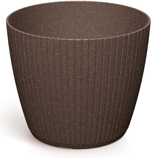 Pot Lamia Eco Wood 13,8 cm – café