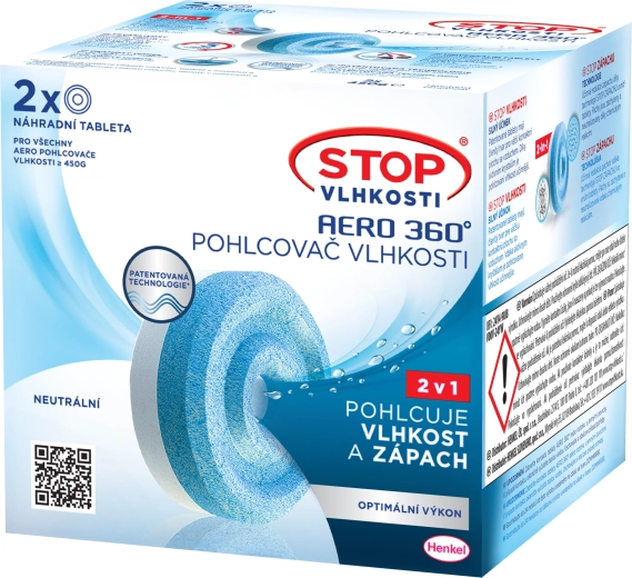 Ceresit Stop Humidité Aero 360° recharges 2×450 g, parfum neutre