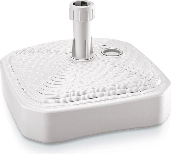 Socle pour parasol UMBRELLA 39 × 39 cm blanc