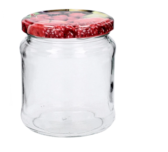 Bocal 450 ml avec couvercle à vis décoratif FI 82