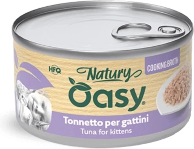 Oasy bouillon naturel de thon pour chatons
